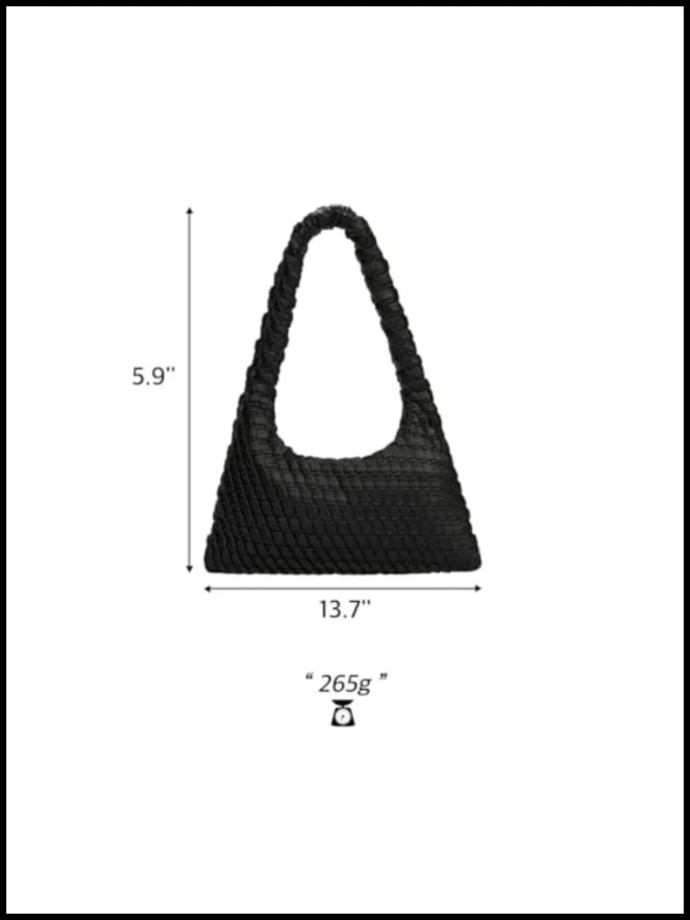 Textured PU Leather Hobo Bag Magnetic Closure Tote Shoulder Bag for Women